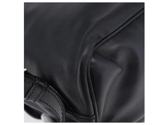Zaino PRADA in pelle nero e argento 1BZ677 Auth 198608V - vista 18