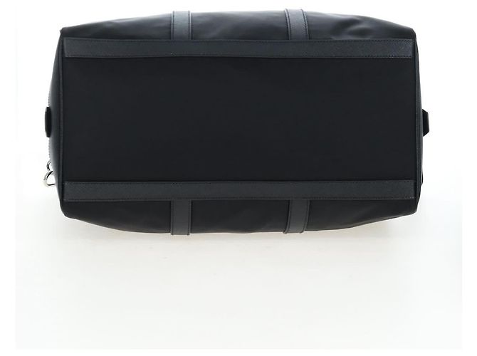 Borsa Boston PRADA Nylon Pelle 2way Nero Argento 2VC007 Auth yk20779SAV - vista 5