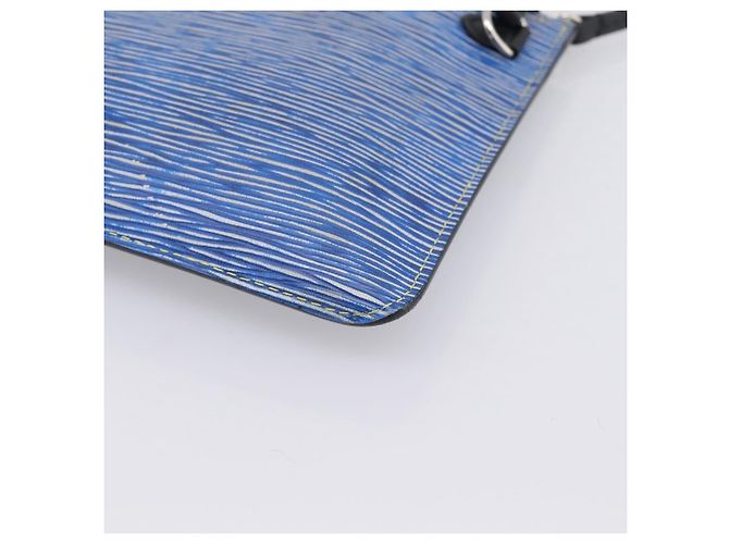 LOUIS VUITTON Epi Denim Neverfull MM Pouch Blue LV Auth 202098A - vista 16