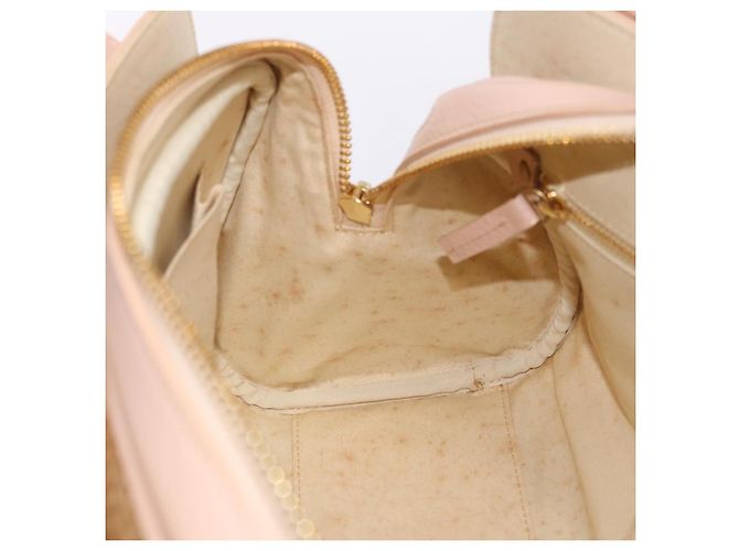 Chloé Borsa a mano Chloe in paglia Gold Beige Auth 200083 D'oro - vista 18