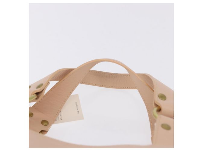 Chloé Borsa a mano Chloe in paglia Gold Beige Auth 200083 D'oro - vista 8