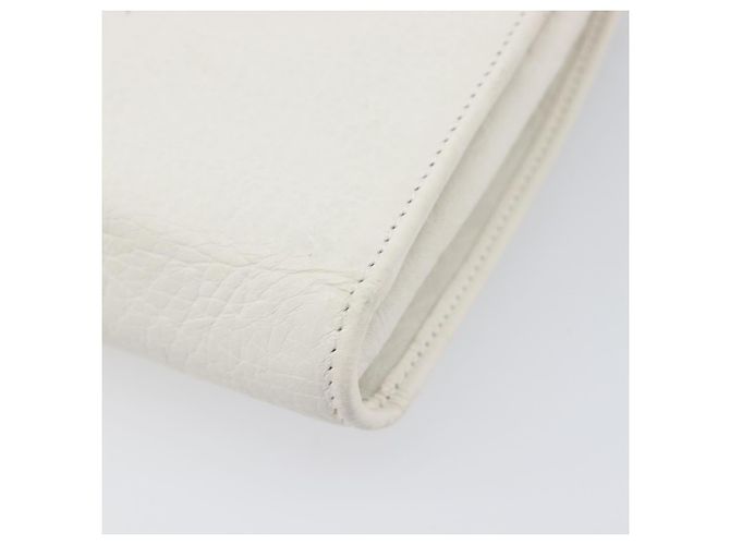 Bulgari Bolsa de mão BVLGARI em couro White Gold Auth bs36852 Branco Dourado - vista 15