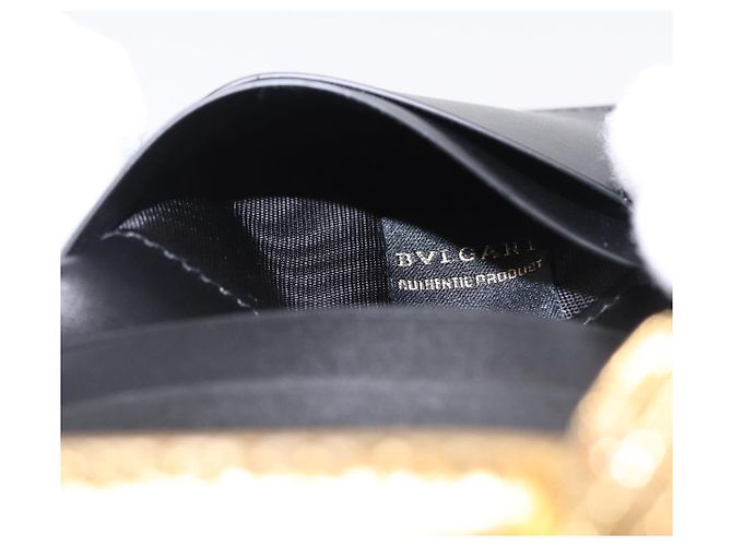 Bulgari Portafoglio BVLGARI Serpenti in pelle oro Auth 202311M D'oro - vista 22