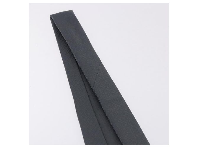 Corbata LOUIS VUITTON de seda gris LV Auth 199991M Castaño - vista 13