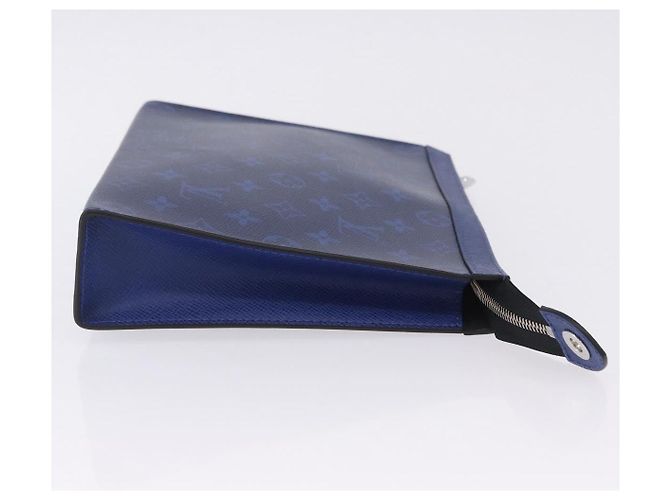 Borsa LOUIS VUITTON Tiger Lama Pochette Voyager MM Cobalt Blue M30423 Auth 199872M - vista 3