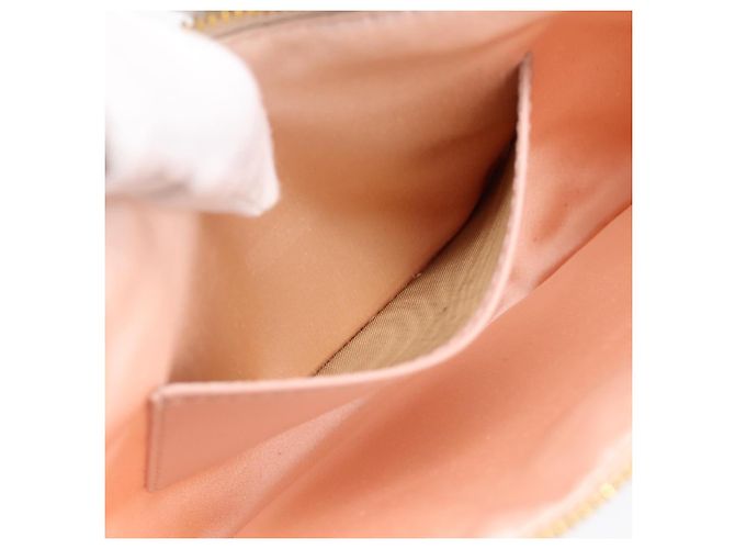 Borsa a tracolla Miu Miu Satin Pink Gold Auth 199414A Rosa D'oro - vista 12