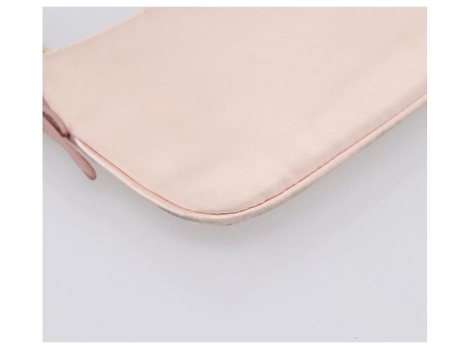 Borsa a tracolla Miu Miu Satin Pink Gold Auth 199414A Rosa D'oro - vista 14