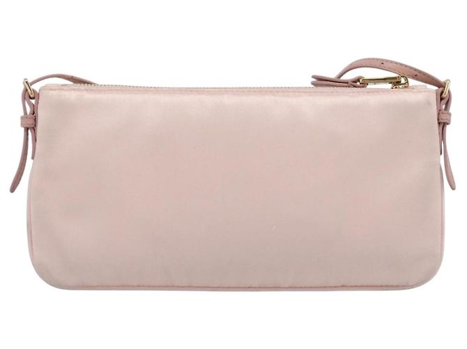 Borsa a tracolla Miu Miu Satin Pink Gold Auth 199414A Rosa D'oro - vista 2