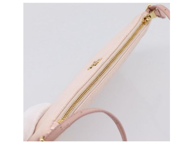 Borsa a tracolla Miu Miu Satin Pink Gold Auth 199414A Rosa D'oro - vista 6