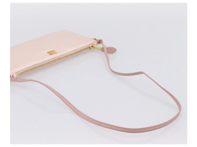 Borsa a tracolla Miu Miu Satin Pink Gold Auth 199414A Rosa D'oro - vista 7