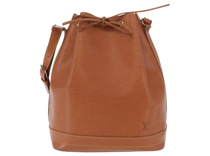Borsa a tracolla LOUIS VUITTON Epi Noe Brown M44008 LV Auth BA15348 Marrone - vista 13