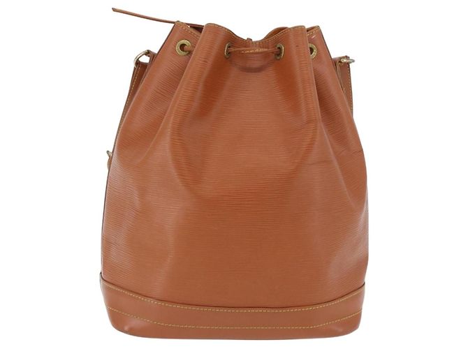 Borsa a tracolla LOUIS VUITTON Epi Noe Brown M44008 LV Auth BA15348 Marrone - vista 3