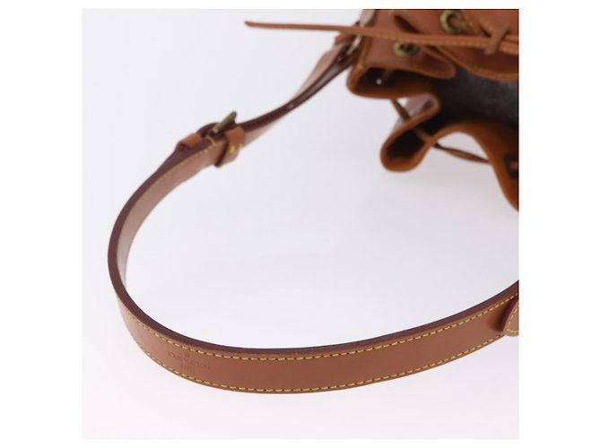 Borsa a tracolla LOUIS VUITTON Epi Noe Brown M44008 LV Auth BA15348 Marrone - vista 9