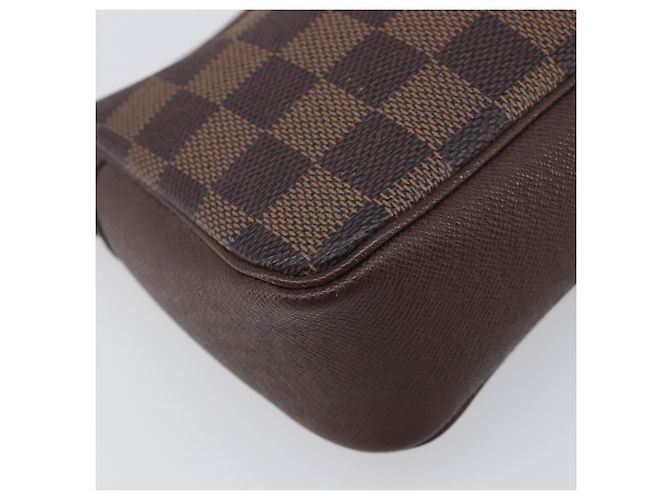 LOUIS VUITTON Damier Ebene Trousse Makeup Pouch N51982 LV Auth 199967A - vista 15