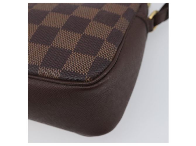 LOUIS VUITTON Damier Ebene Trousse Makeup Pouch N51982 LV Auth 199967A - vista 16