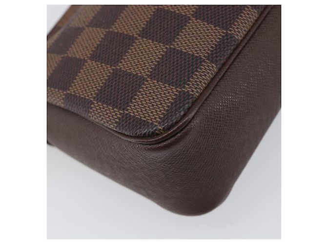 LOUIS VUITTON Damier Ebene Trousse Makeup Pouch N51982 LV Auth 199967A - vista 17