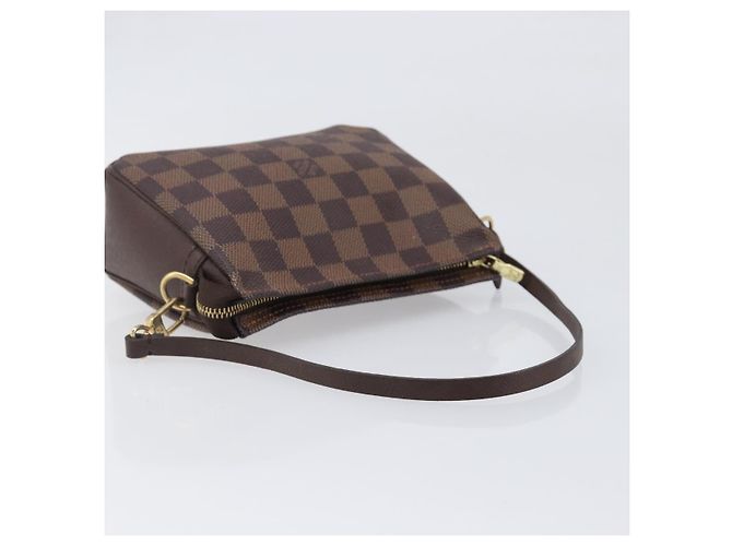 LOUIS VUITTON Damier Ebene Trousse Makeup Pouch N51982 LV Auth 199967A - vista 7