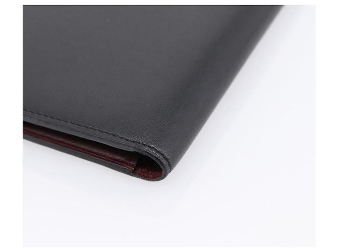 Portafoglio CARTIER in pelle nera argento Auth bs36836A Nero - vista 10