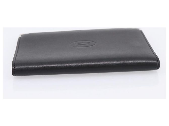 Portafoglio CARTIER in pelle nera argento Auth bs36836A Nero - vista 5