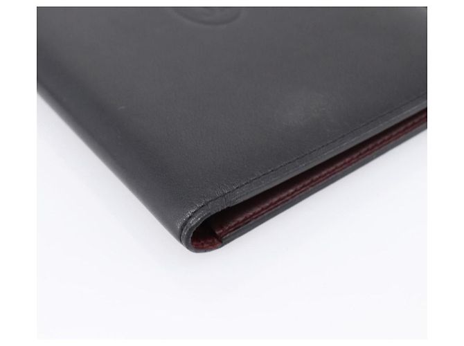 Portafoglio CARTIER in pelle nera argento Auth bs36836A Nero - vista 9