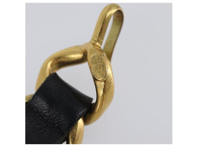 Cintura a catena CHANEL Metallo 29.1'' Nero Oro CC Auth bs36890V D'oro - vista 15