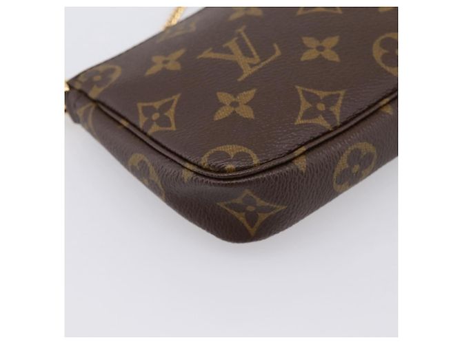 LOUIS VUITTON Monogram Mini Pochette Accessoires Pouch N41667 LV Auth 200984V Monograma - vista 15