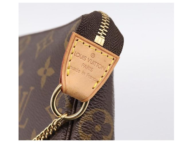 LOUIS VUITTON Monogram Mini Pochette Accessoires Pouch N41667 LV Auth 200984V Monograma - vista 18