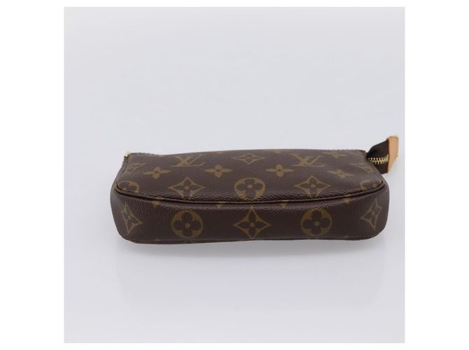 LOUIS VUITTON Monogram Mini Pochette Accessoires Pouch N41667 LV Auth 200984V Monograma - vista 5