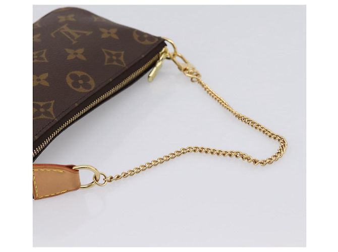 LOUIS VUITTON Monogram Mini Pochette Accessoires Pouch N41667 LV Auth 200984V Monograma - vista 7