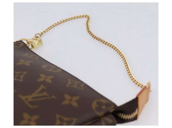 LOUIS VUITTON Monogram Mini Pochette Accessoires Pouch N41667 LV Auth 200984V Monograma - vista 8