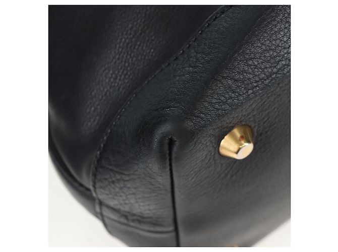 Borsa a tracolla Miu Miu in pelle nera e oro Auth yk20825V Nero D'oro - vista 14