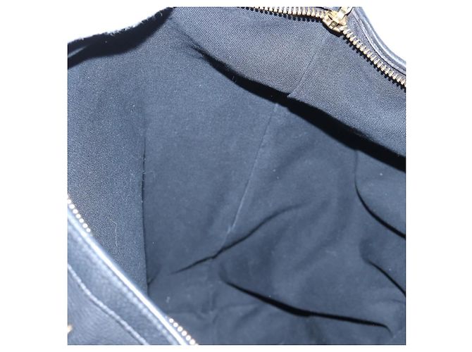 Borsa a tracolla Miu Miu in pelle nera e oro Auth yk20825V Nero D'oro - vista 22