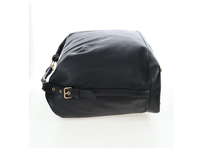 Borsa a tracolla Miu Miu in pelle nera e oro Auth yk20825V Nero D'oro - vista 3