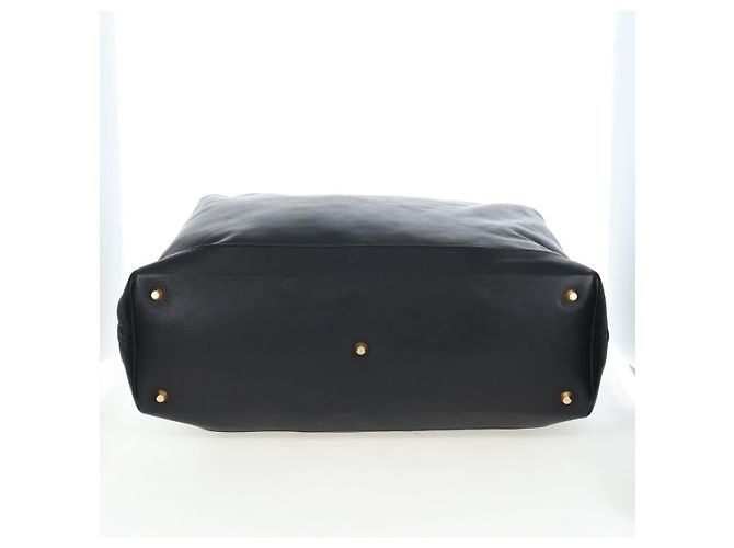 Borsa a tracolla Miu Miu in pelle nera e oro Auth yk20825V Nero D'oro - vista 5