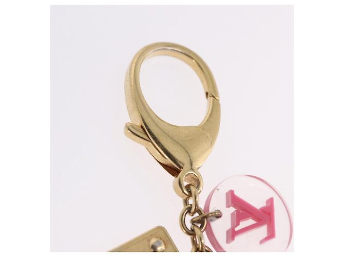 LOUIS VUITTON Porte Cles Fleur Charm Metal Multicolor M60046 LV Auth 202033 Multicolore - vista 10