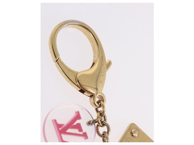LOUIS VUITTON Porte Cles Fleur Charm Metal Multicolor M60046 LV Auth 202033 Multicolore - vista 5