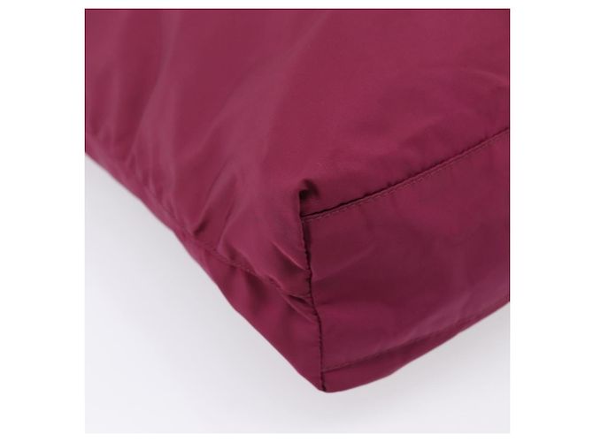 Borsa Tote PRADA Nylon Viola Tono Oro Auth 202217A Porpora - vista 14