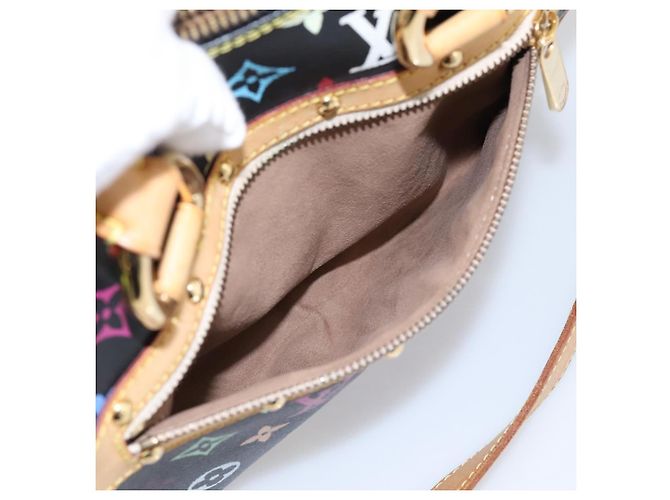 LOUIS VUITTON Monogram Multicolor Rita Tote Bag Black M40126 LV Auth 199920V Schwarz - Ansicht 26