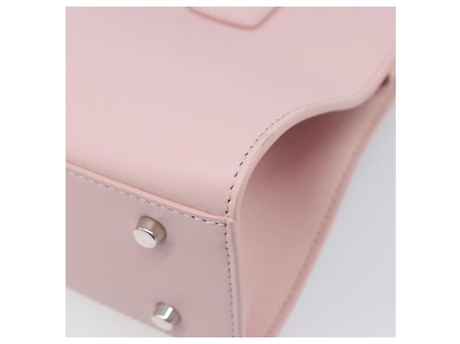 Borsa a mano VERSACE in pelle 2way Rosa Argento Auth BA15378V - vista 17