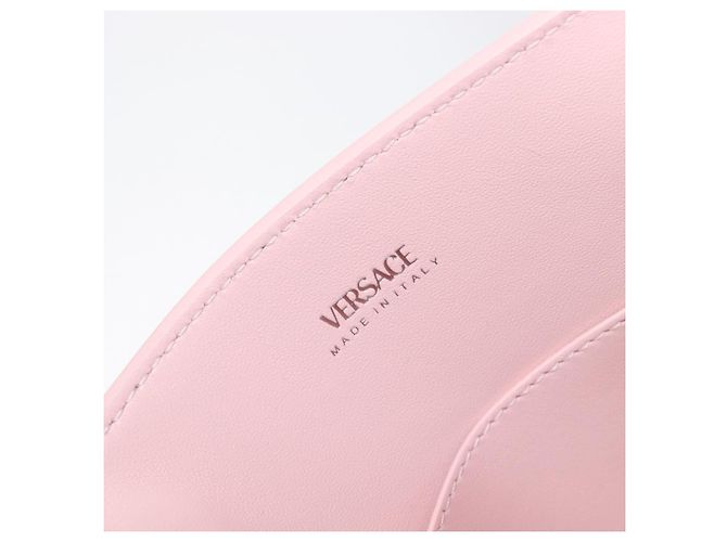 Borsa a mano VERSACE in pelle 2way Rosa Argento Auth BA15378V - vista 22