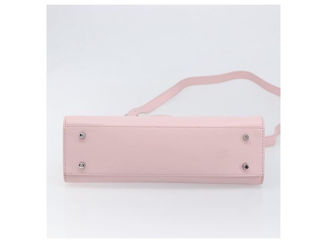 Borsa a mano VERSACE in pelle 2way Rosa Argento Auth BA15378V - vista 5