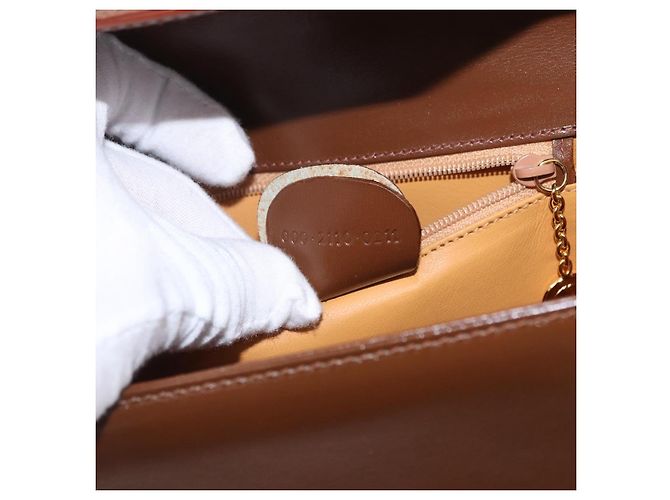 Borsa a mano GUCCI in pelle 2way Marrone Oro 000 2110 Auth 197847V D'oro - vista 11