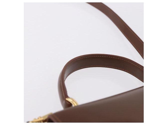 Borsa a mano GUCCI in pelle 2way Marrone Oro 000 2110 Auth 197847V D'oro - vista 14