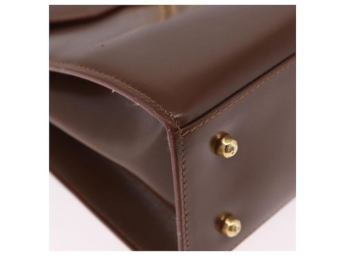 Borsa a mano GUCCI in pelle 2way Marrone Oro 000 2110 Auth 197847V D'oro - vista 16