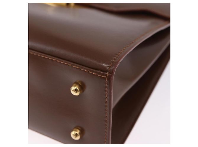 Borsa a mano GUCCI in pelle 2way Marrone Oro 000 2110 Auth 197847V D'oro - vista 17