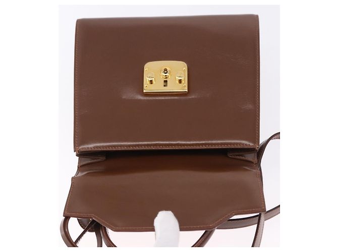 Borsa a mano GUCCI in pelle 2way Marrone Oro 000 2110 Auth 197847V D'oro - vista 21