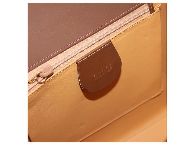 Borsa a mano GUCCI in pelle 2way Marrone Oro 000 2110 Auth 197847V D'oro - vista 22