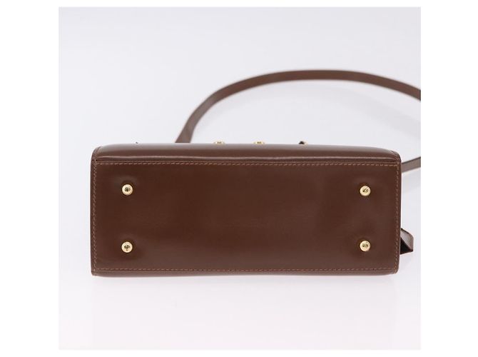 Borsa a mano GUCCI in pelle 2way Marrone Oro 000 2110 Auth 197847V D'oro - vista 5