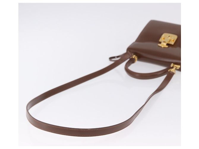 Borsa a mano GUCCI in pelle 2way Marrone Oro 000 2110 Auth 197847V D'oro - vista 8
