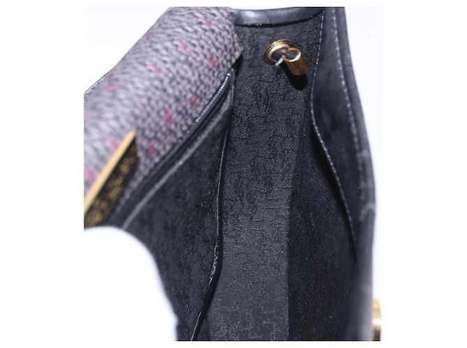 Borsa a tracolla SAINT LAURENT Canvas Purple Gold Tone Auth 202276A Porpora - vista 18